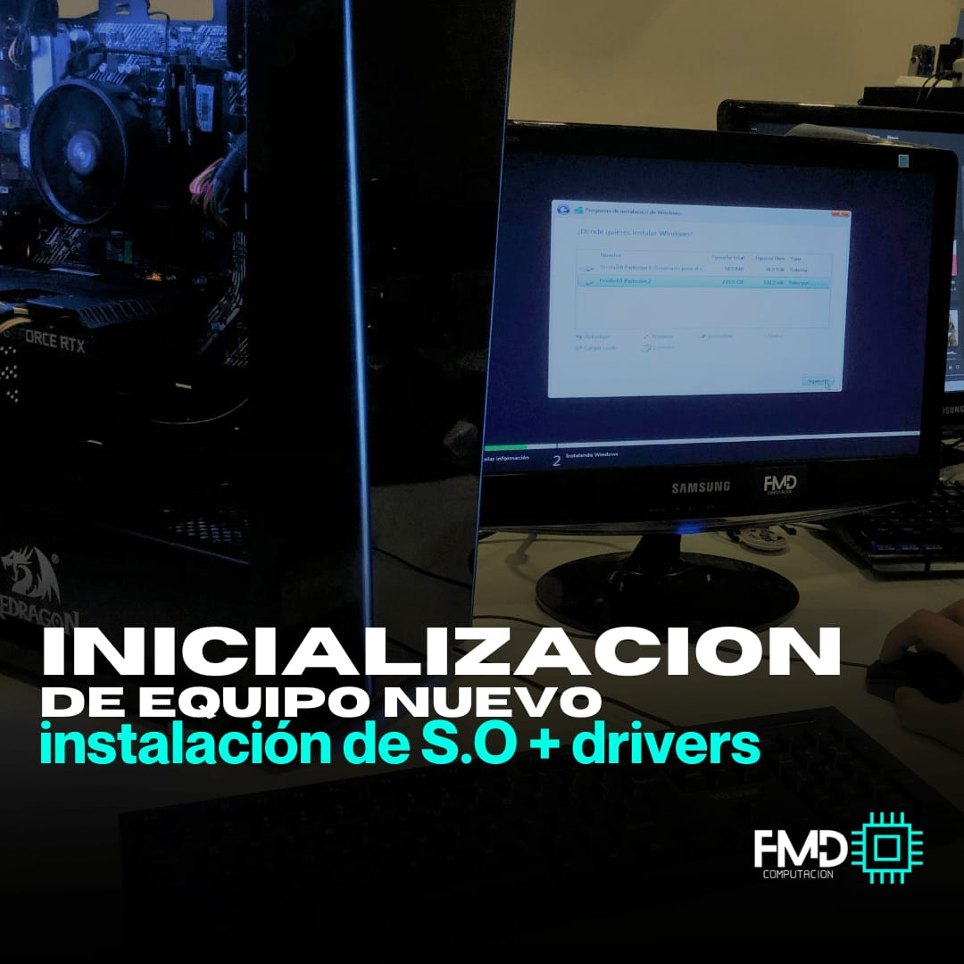 Inicialización de equipo nuevo
