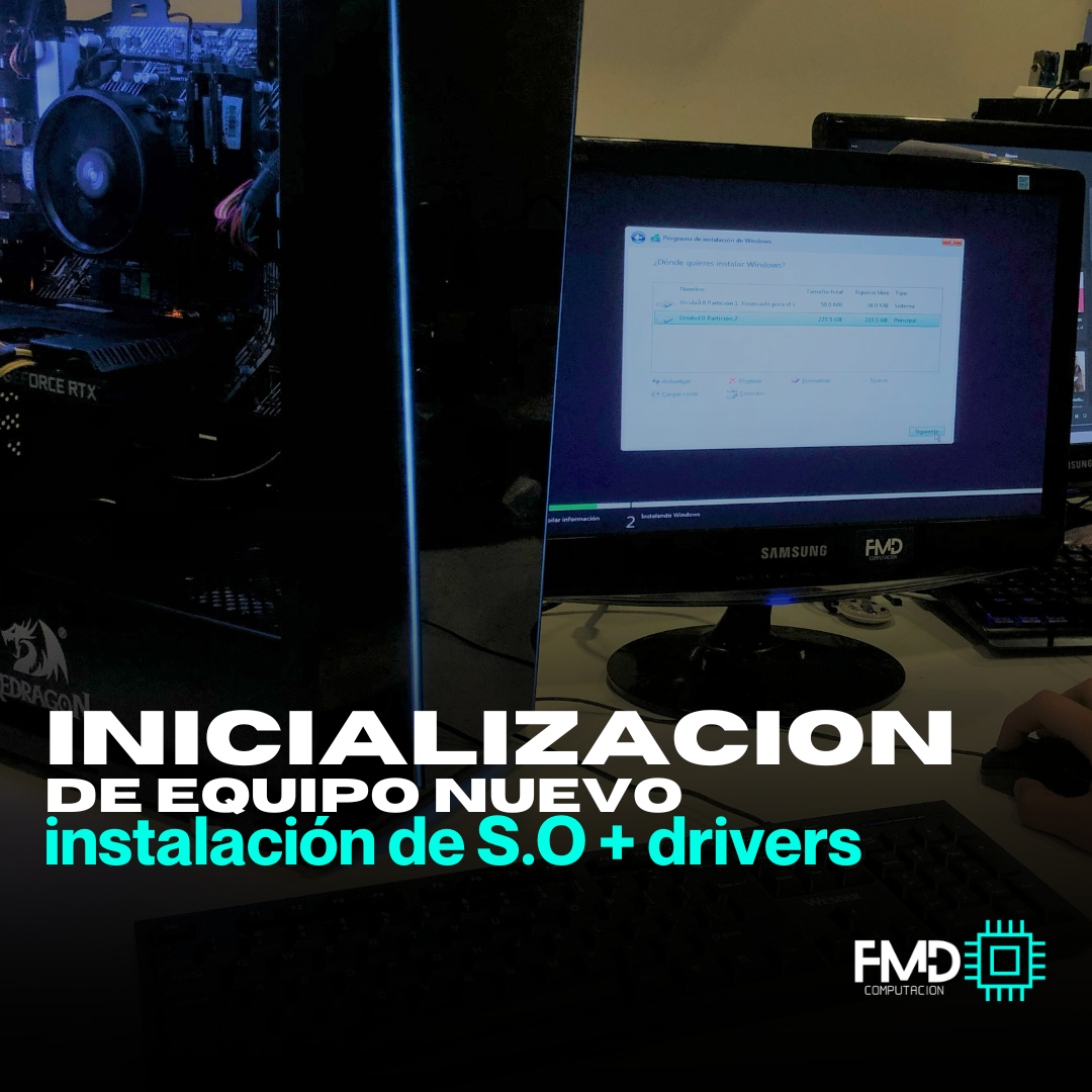 Inicialización de equipo nuevo